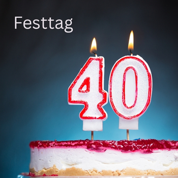Geburtstagstorte 40 Jahre